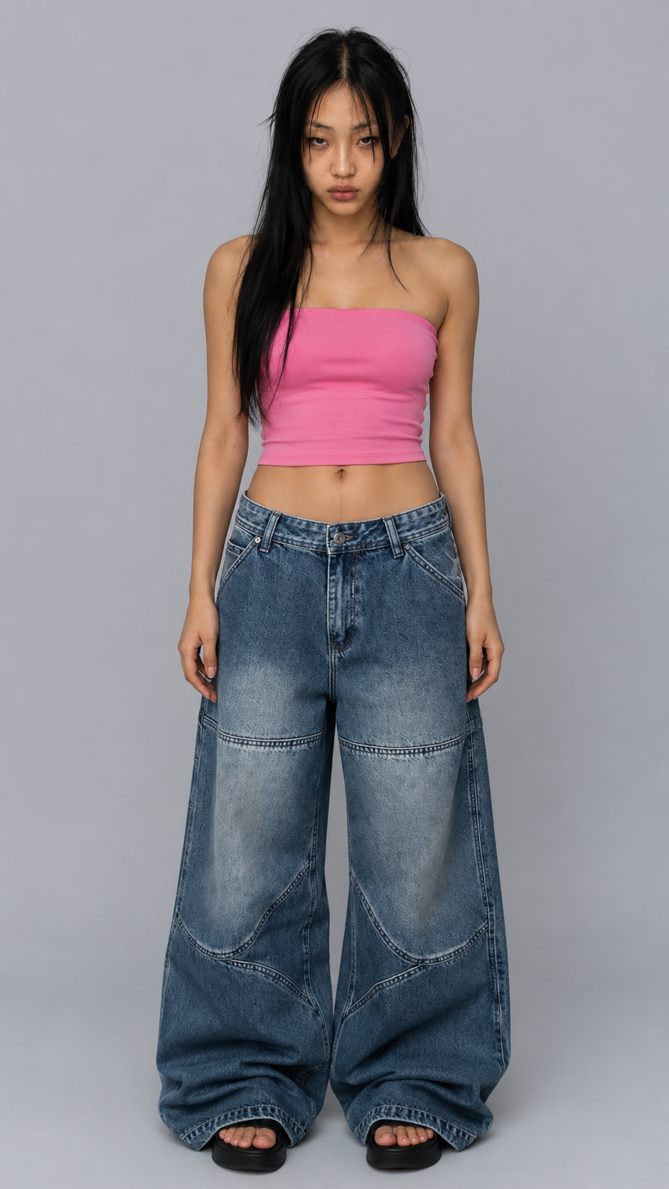 Nora Utility Baggy Jeans