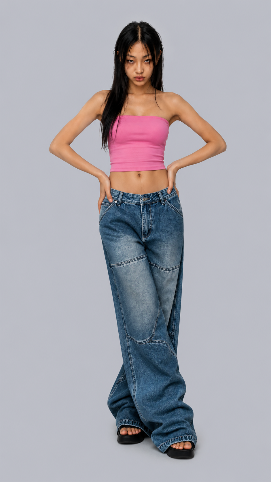 Nora Utility Baggy Jeans