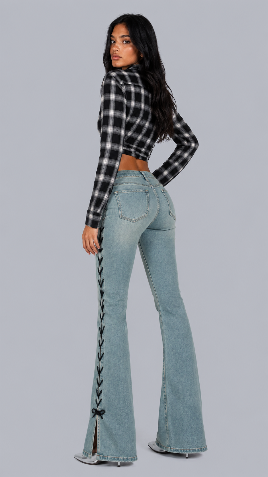 Quinn Laced Skinny Jeans