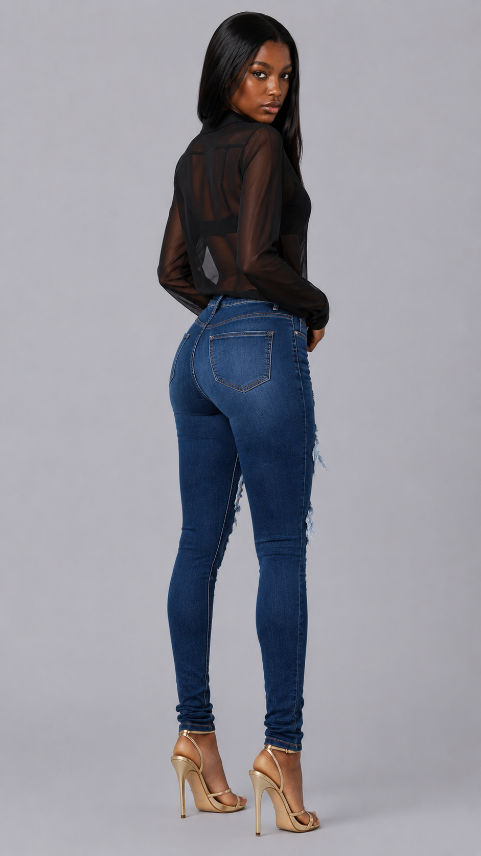 Nova Ripped Skinny Jeans