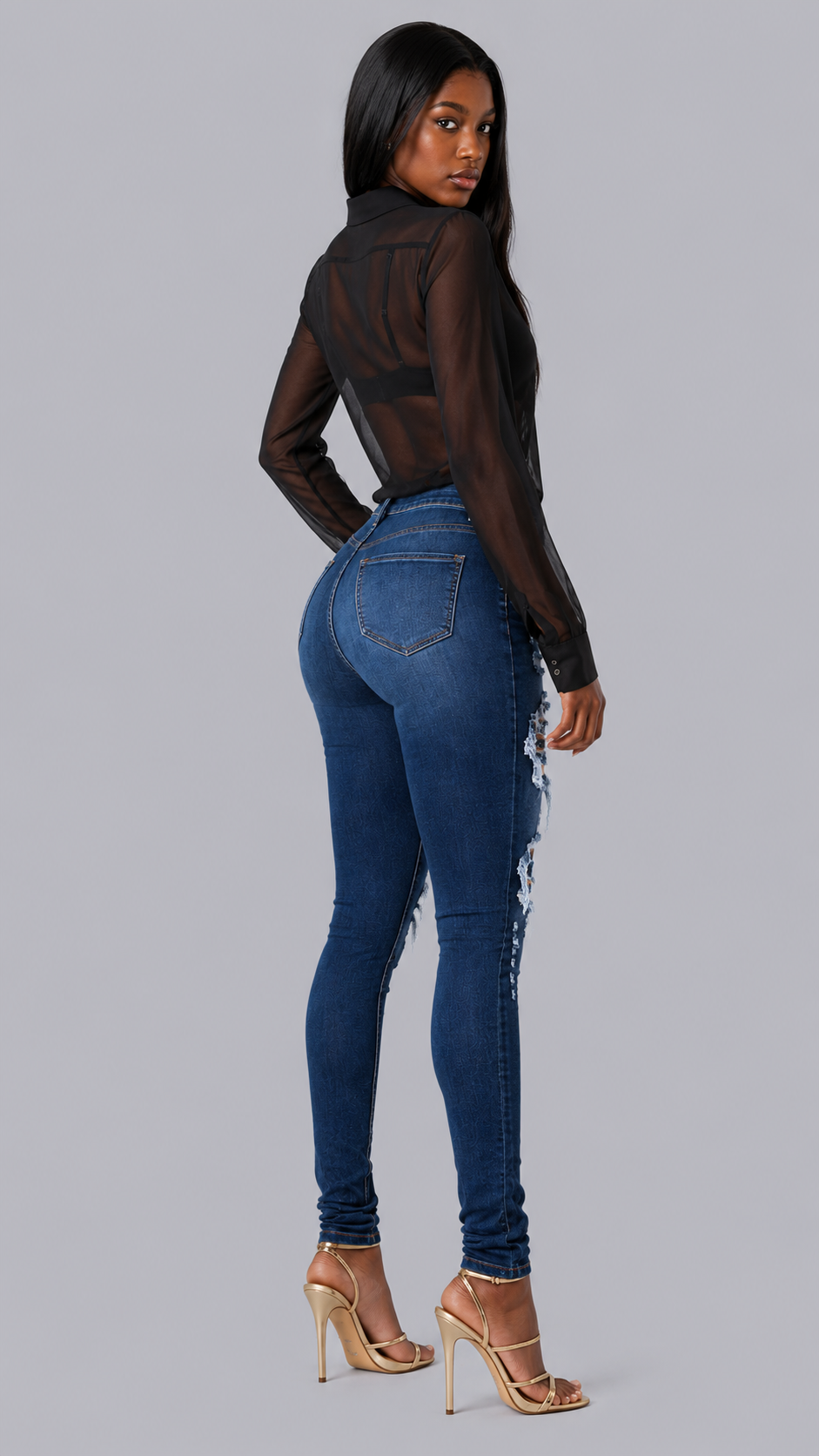 Nova Ripped Skinny Jeans