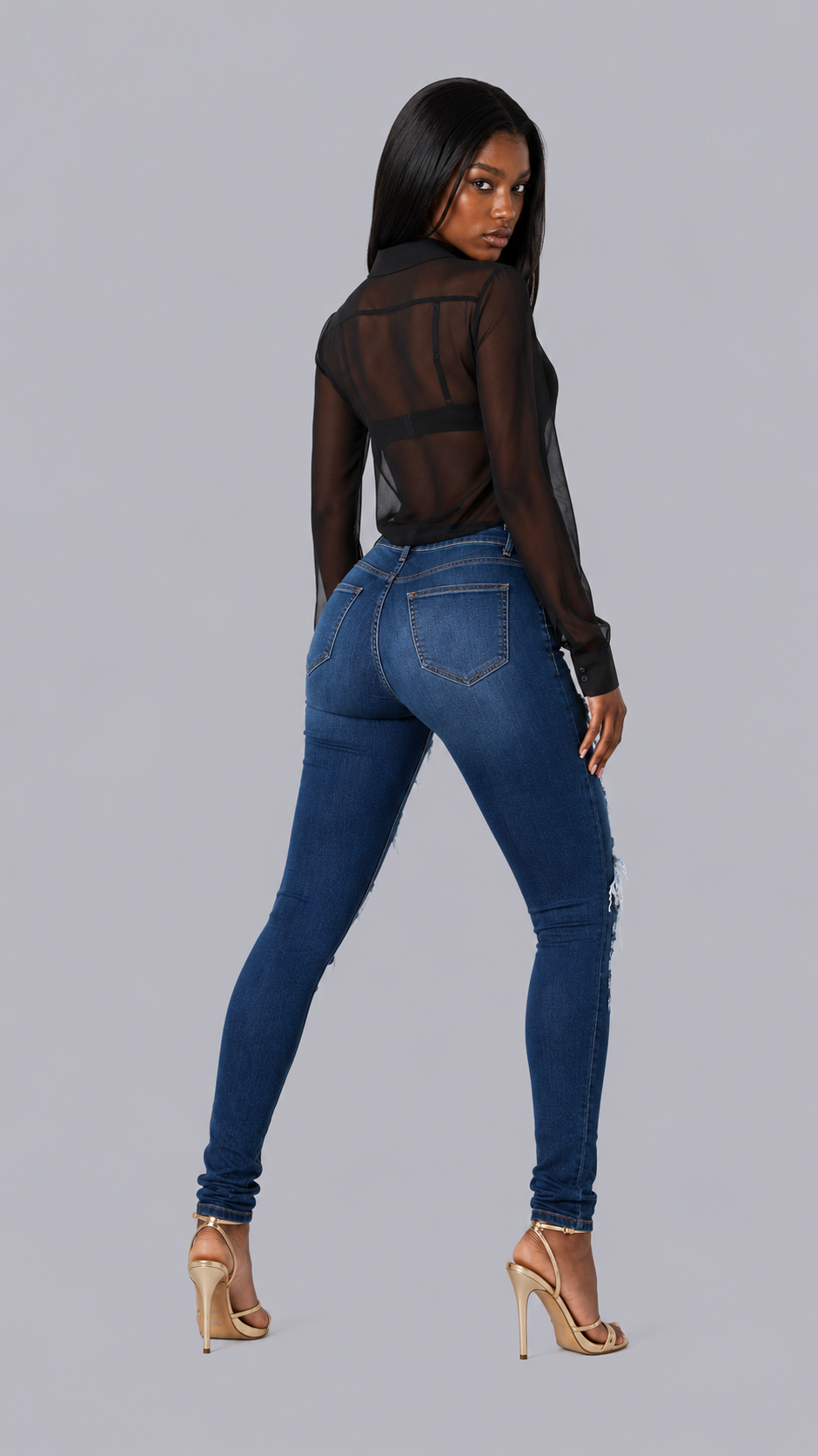 Nova Ripped Skinny Jeans