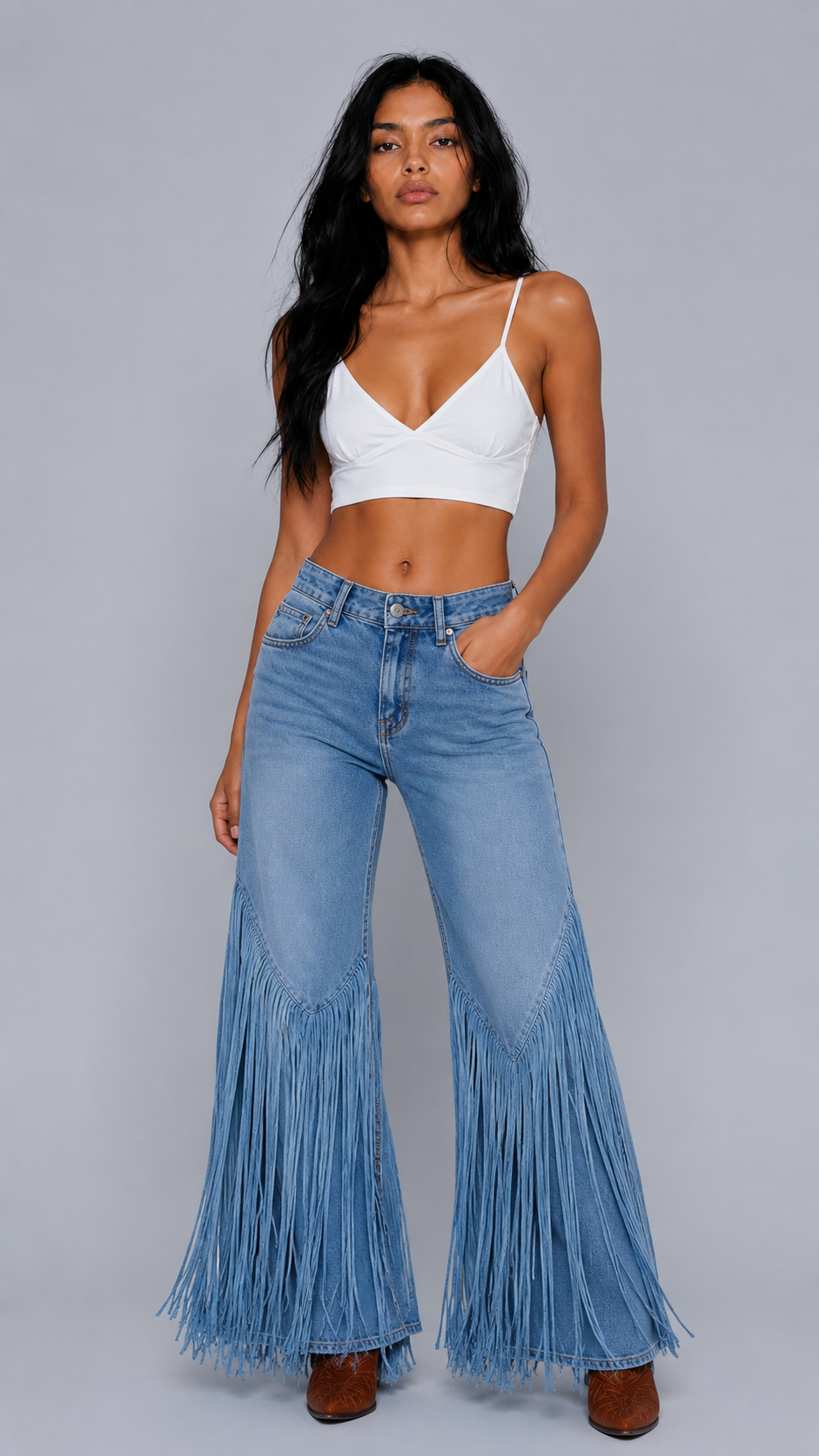 Daisy Boho Bootcut Jeans