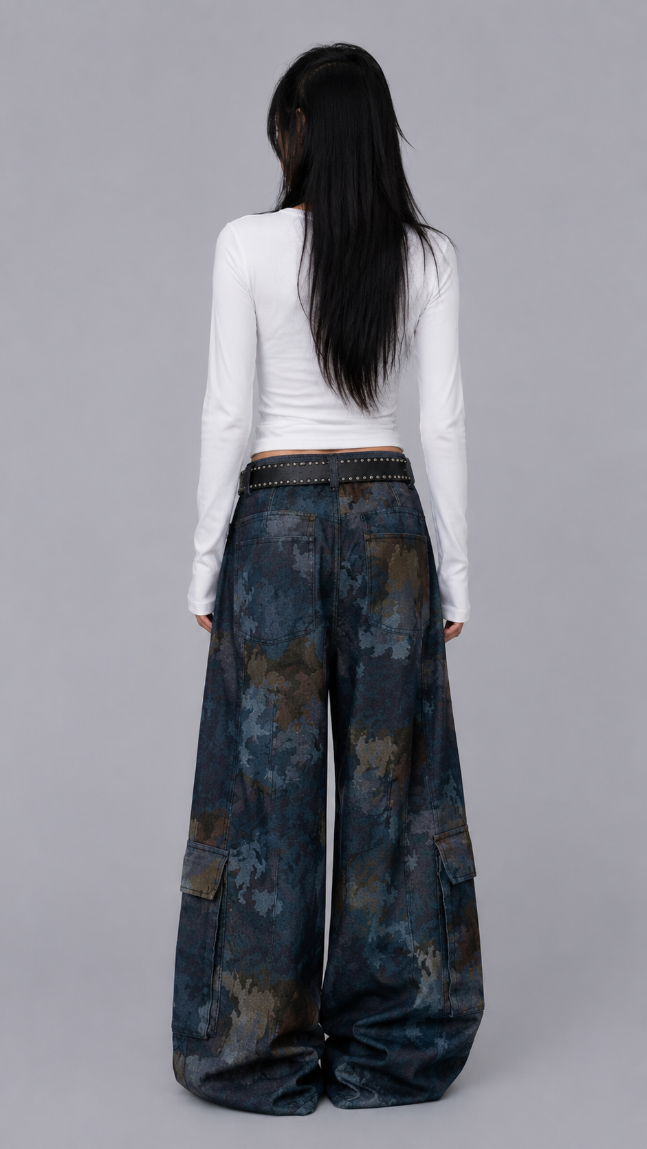 Sasha Tactical Baggy Jeans
