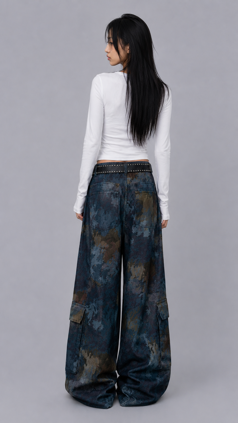 Sasha Tactical Baggy Jeans