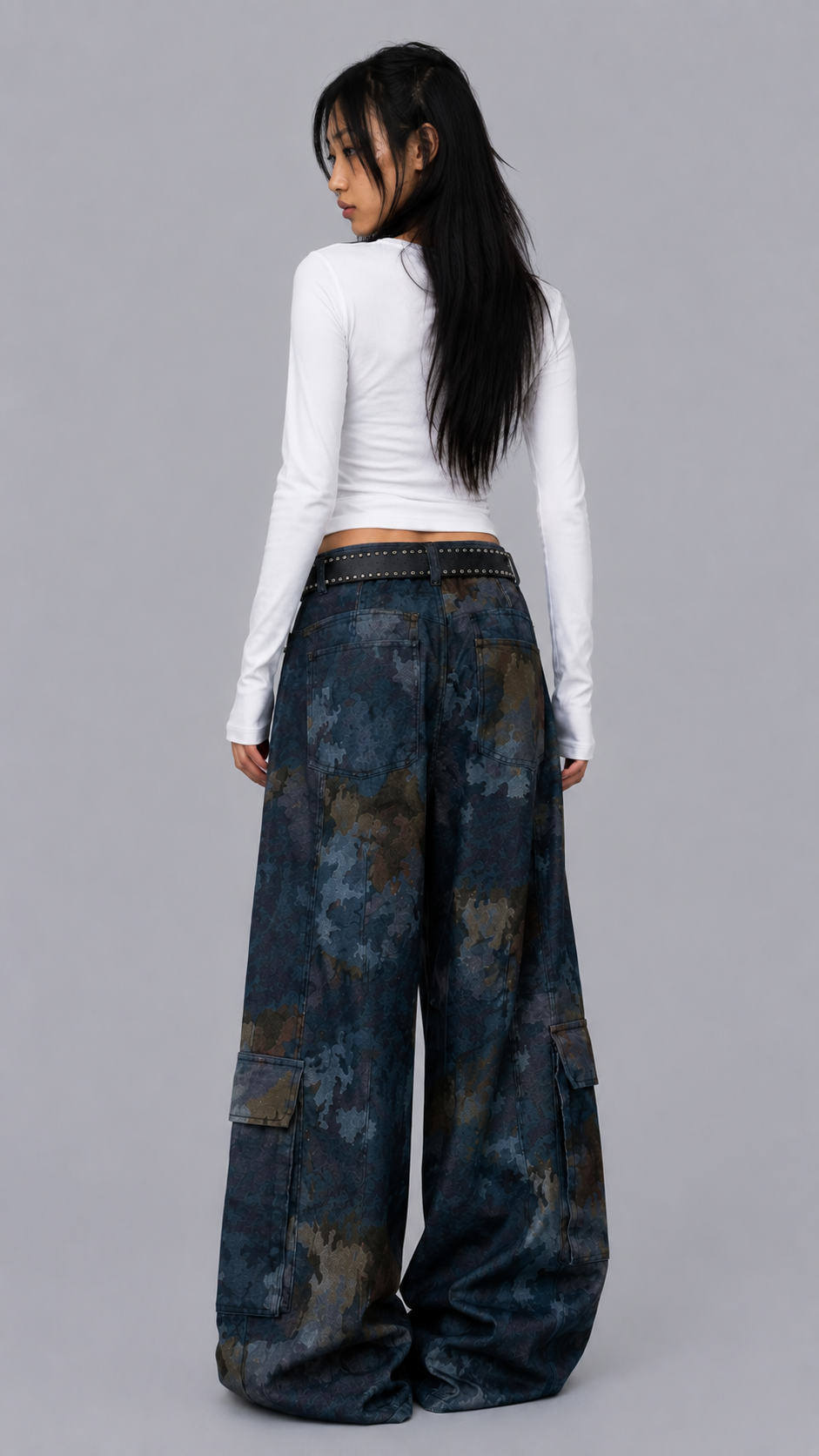 Sasha Tactical Baggy Jeans