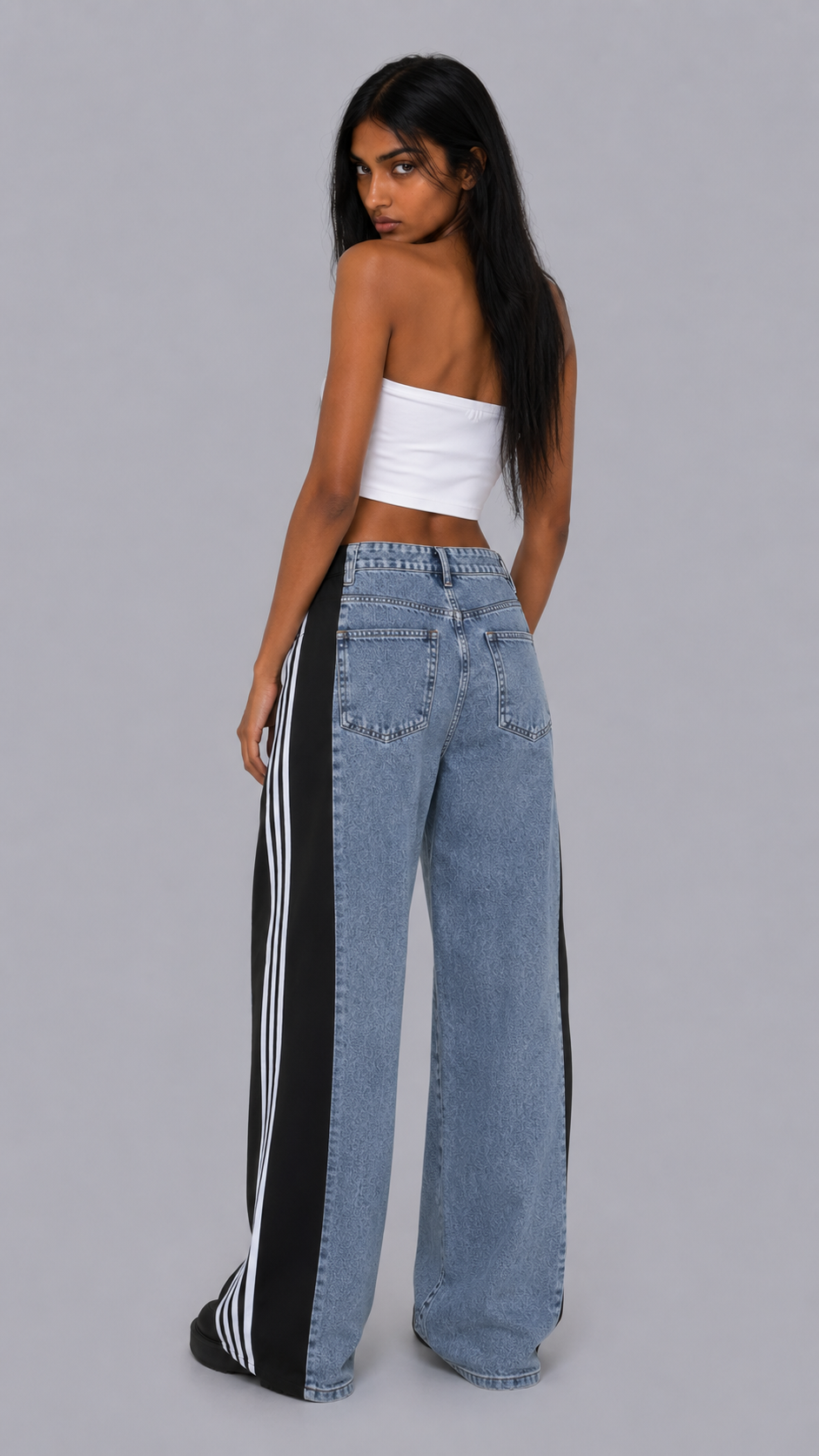 Harlow Track Baggy Jeans
