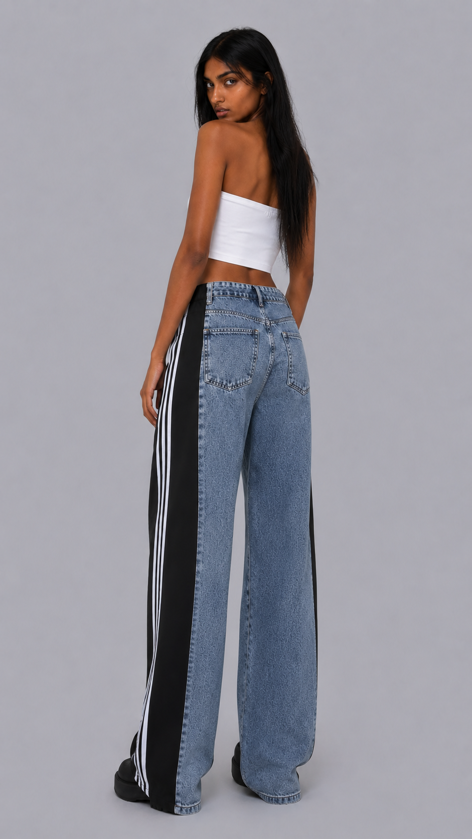 Harlow Track Baggy Jeans
