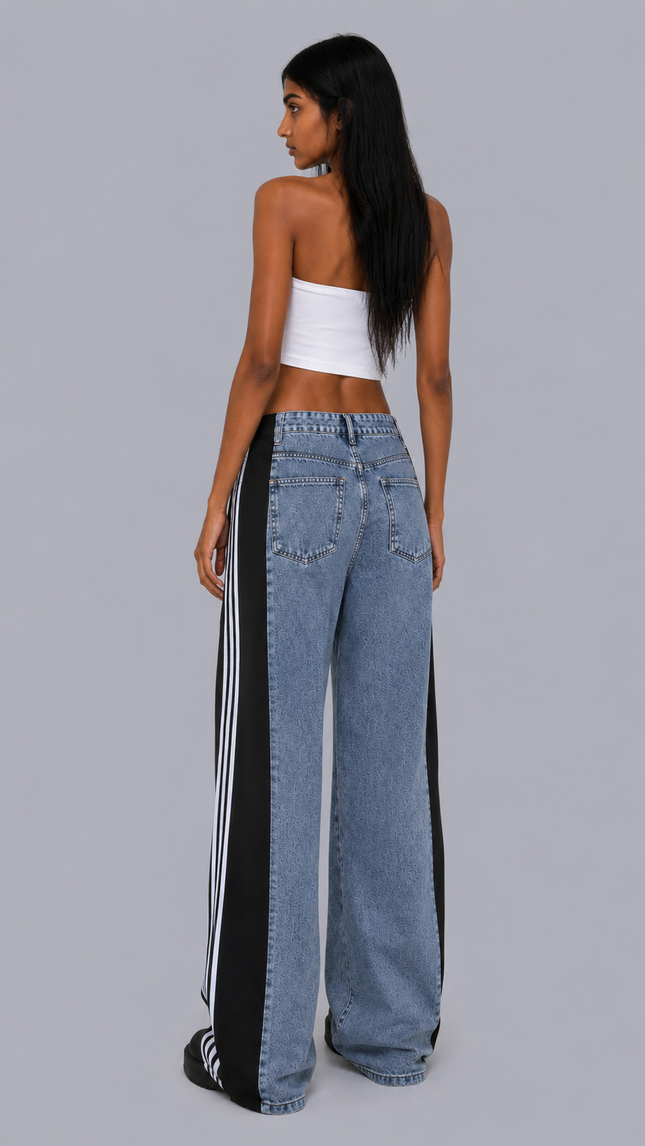 Harlow Track Baggy Jeans