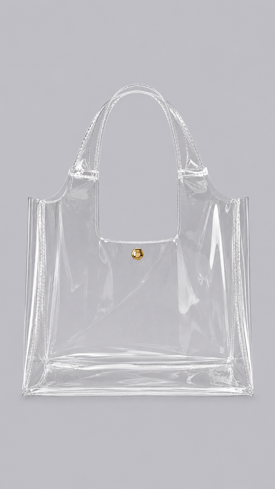 Clear PVC Square Tote Bag