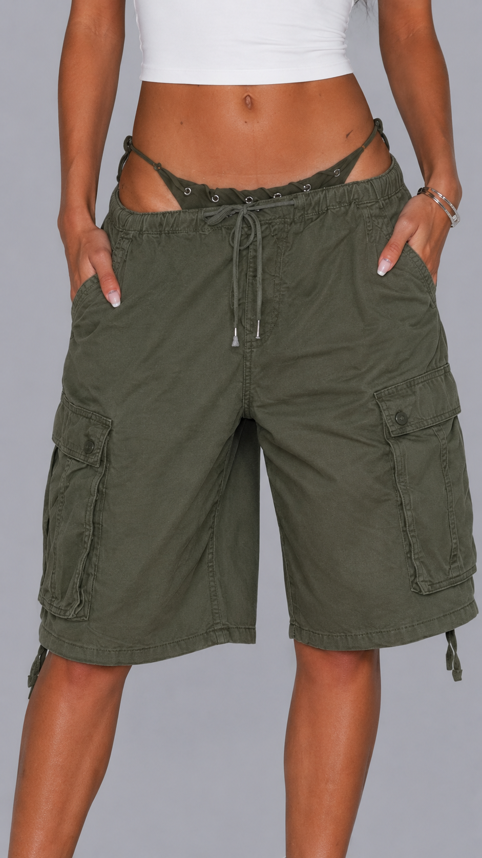 Harlow Utility Cargo Shorts