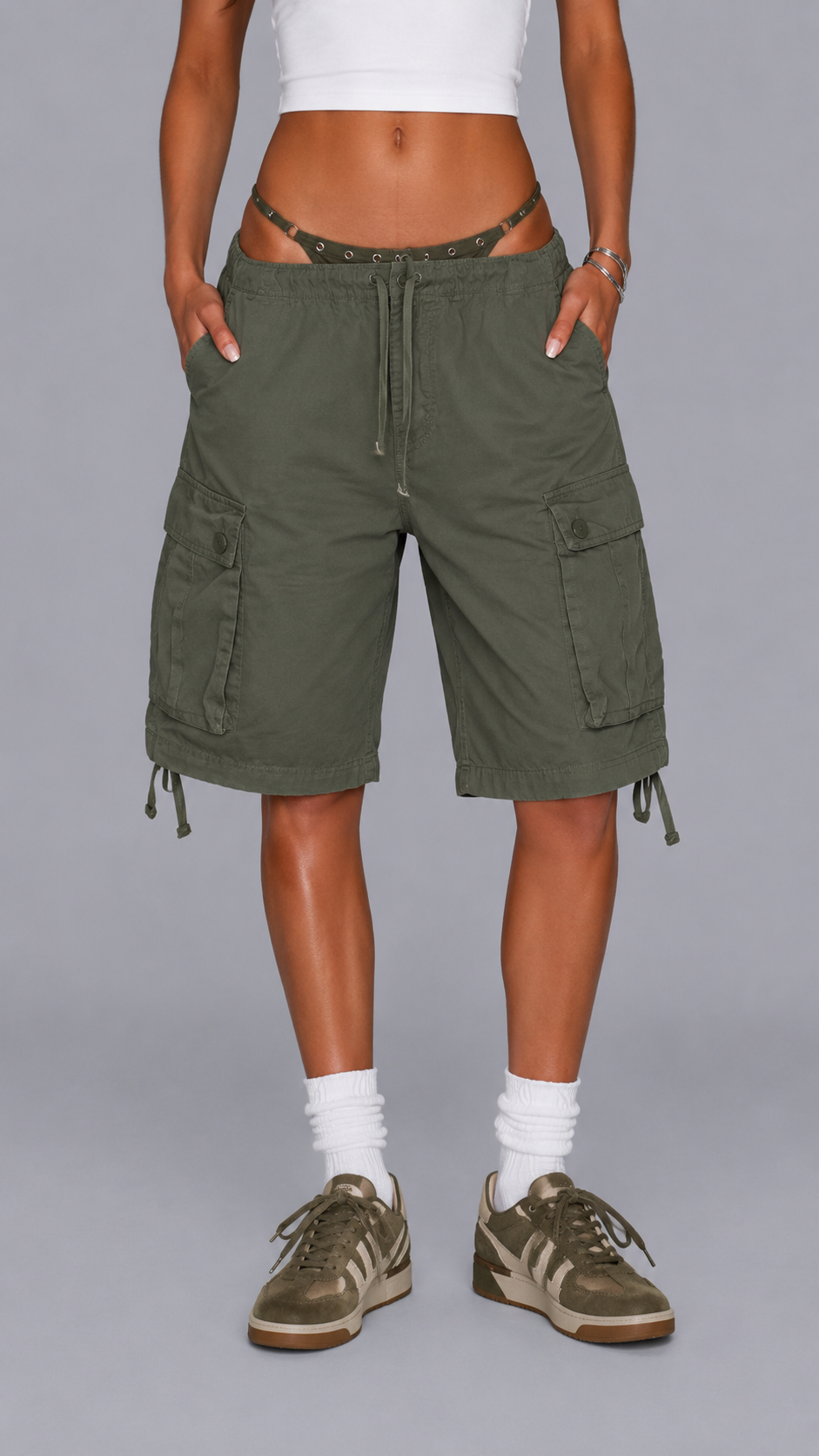 Harlow Utility Cargo Shorts