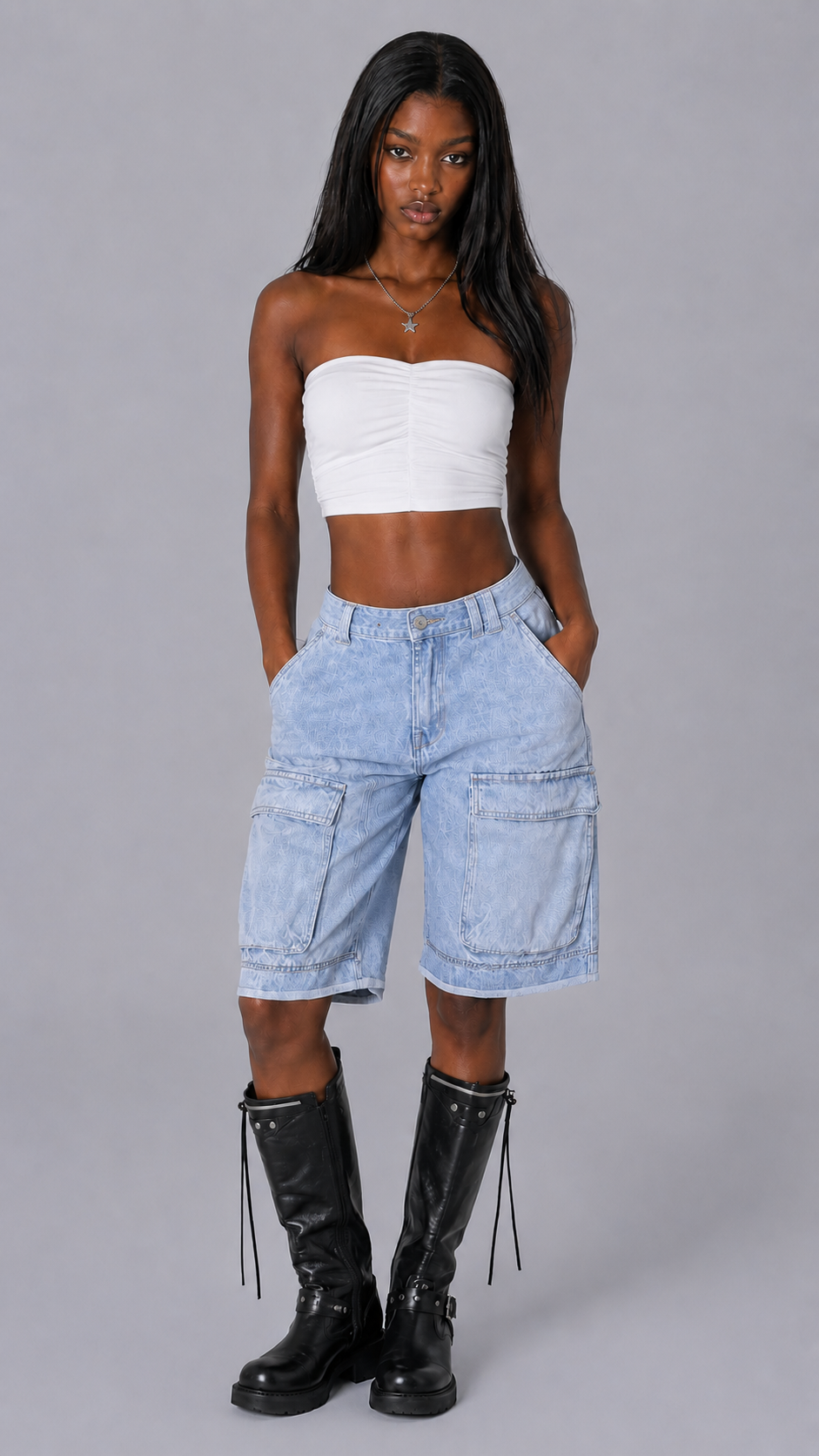 Sasha Washed Cargo Shorts