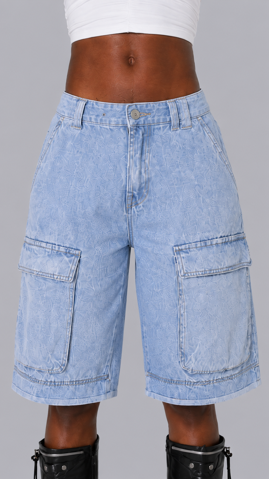 Sasha Washed Cargo Shorts