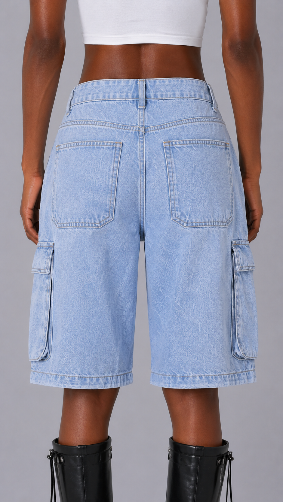 Sasha Washed Cargo Shorts