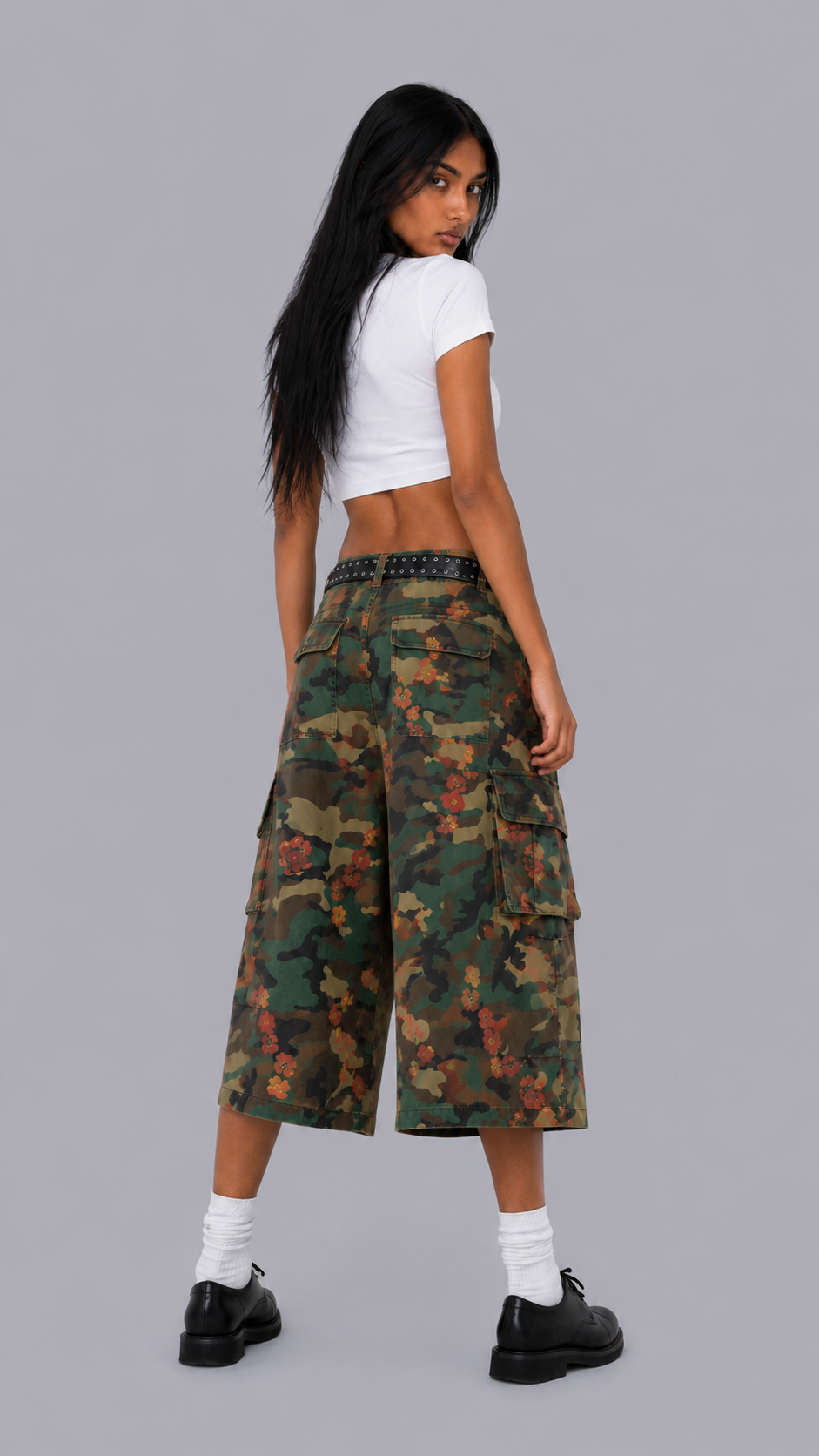 Sienna Camo Cargo Shorts