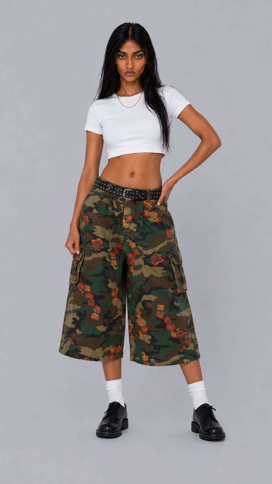 Sienna Camo Cargo Shorts