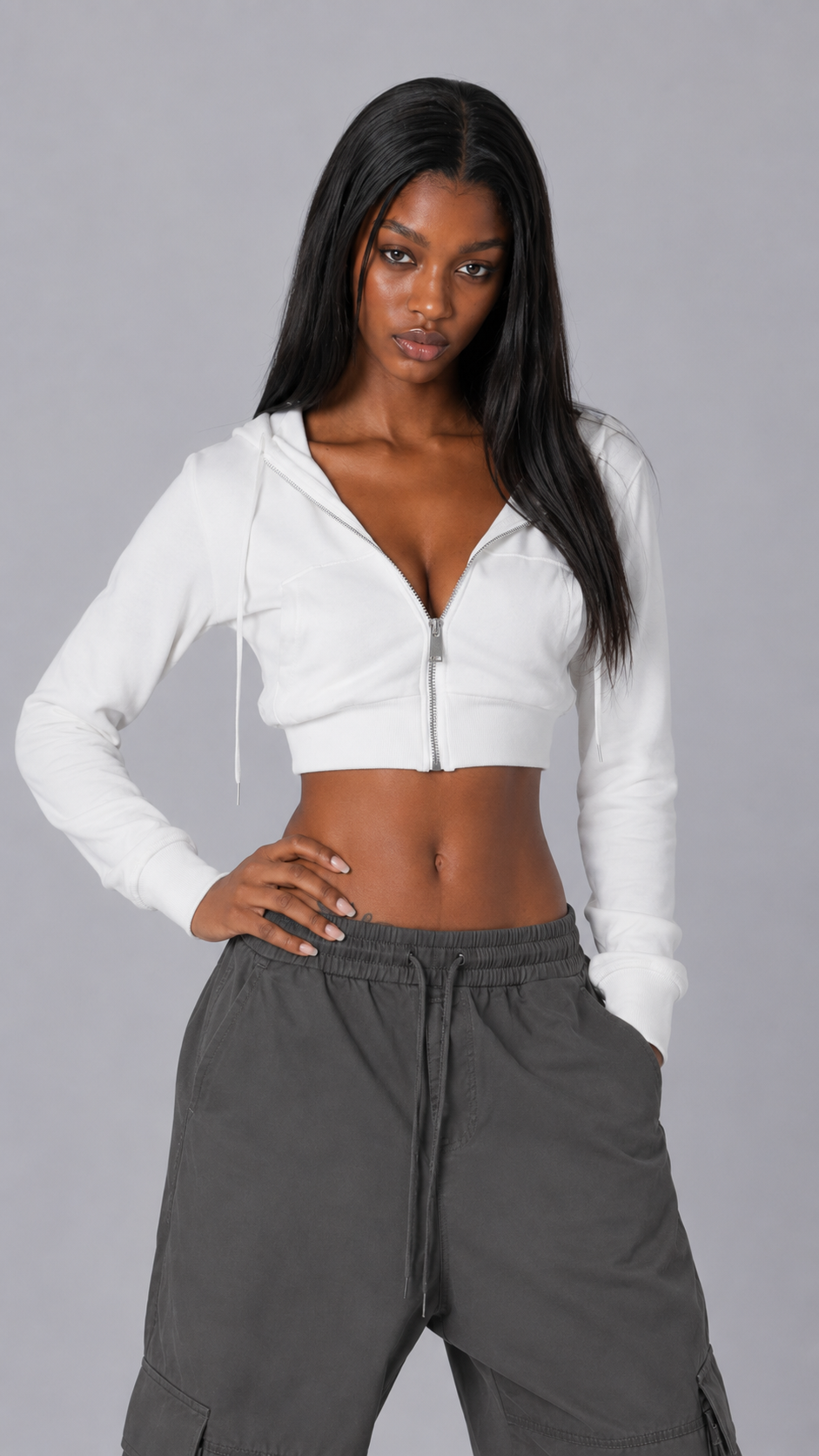 Chloe Crop Hoodie