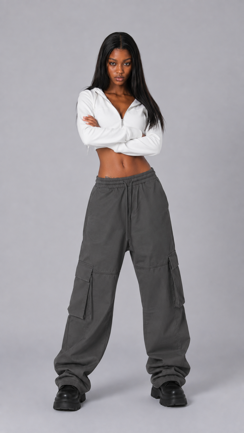 Chloe Crop Hoodie