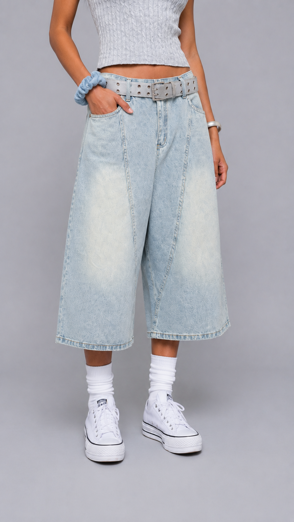 Camila Wide Jorts