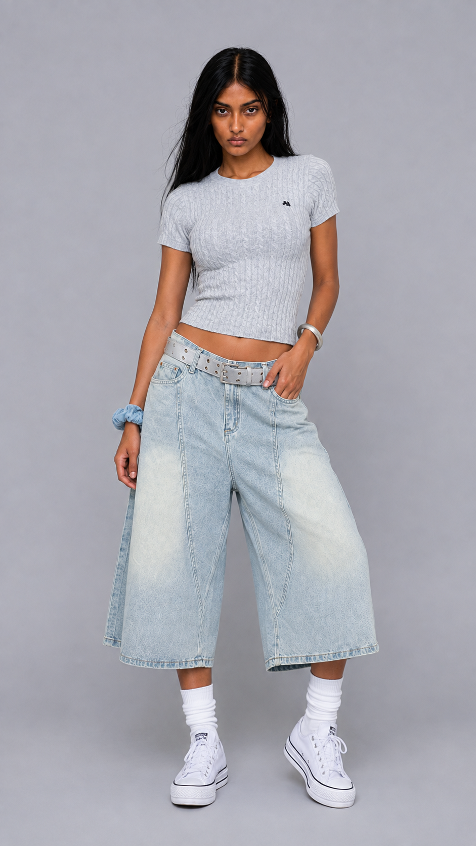 Camila Wide Jorts