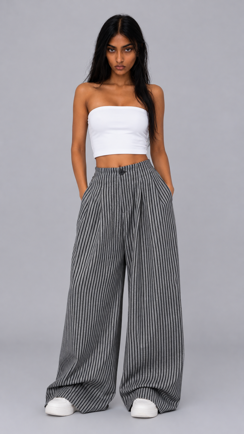 Marlene Pinstripe Pants