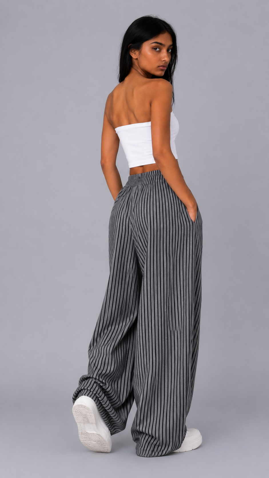 Marlene Pinstripe Pants