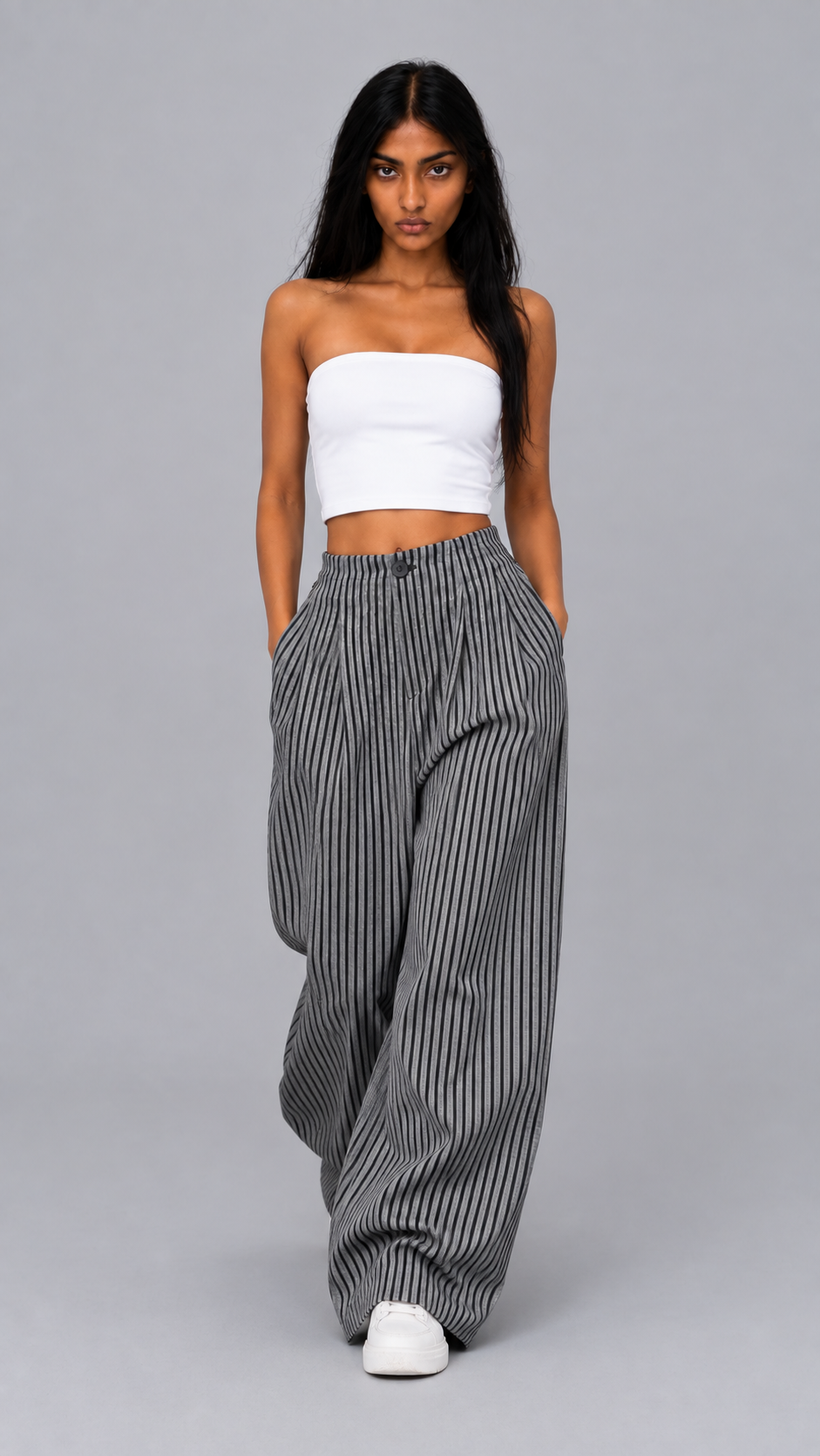 Marlene Pinstripe Pants