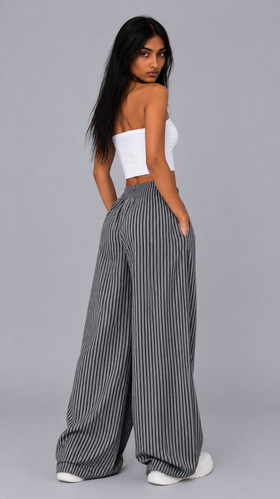 Marlene Pinstripe Pants