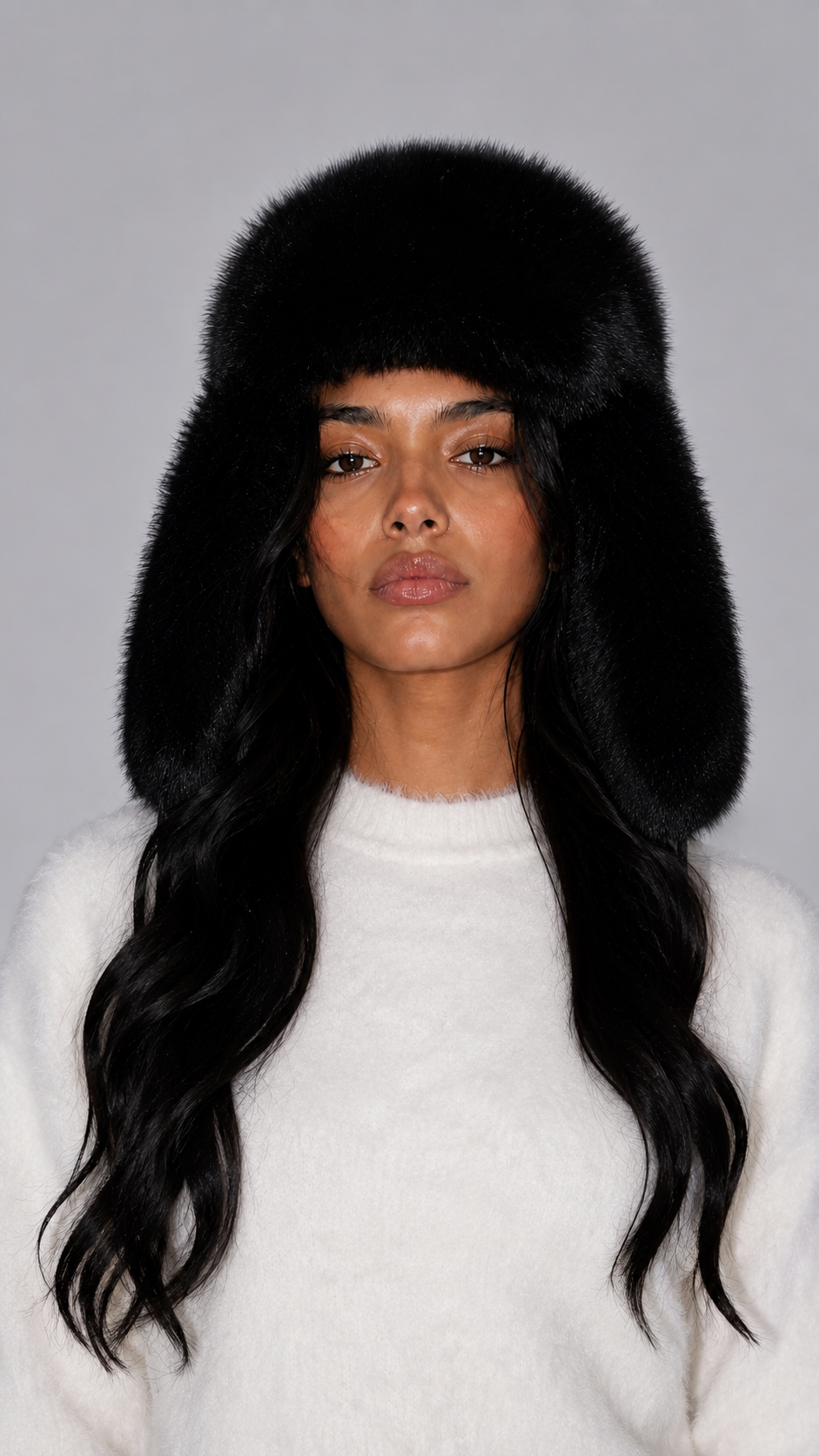 Vera Noir Trapper Hat