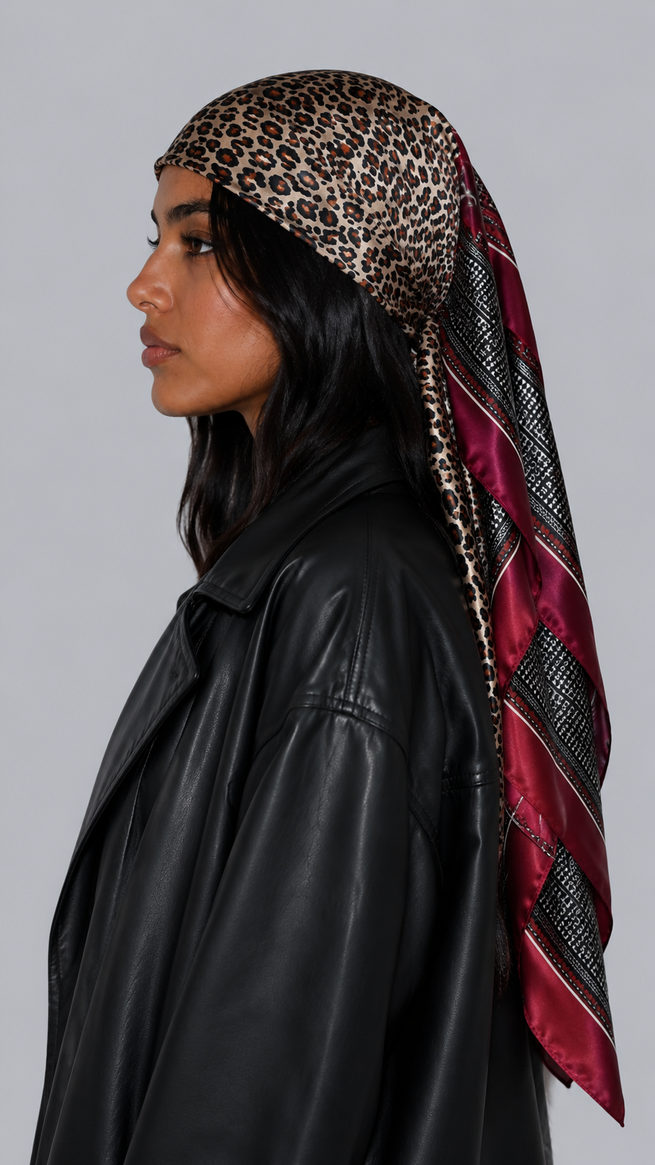 Sofia Blaze Leopard Scarf