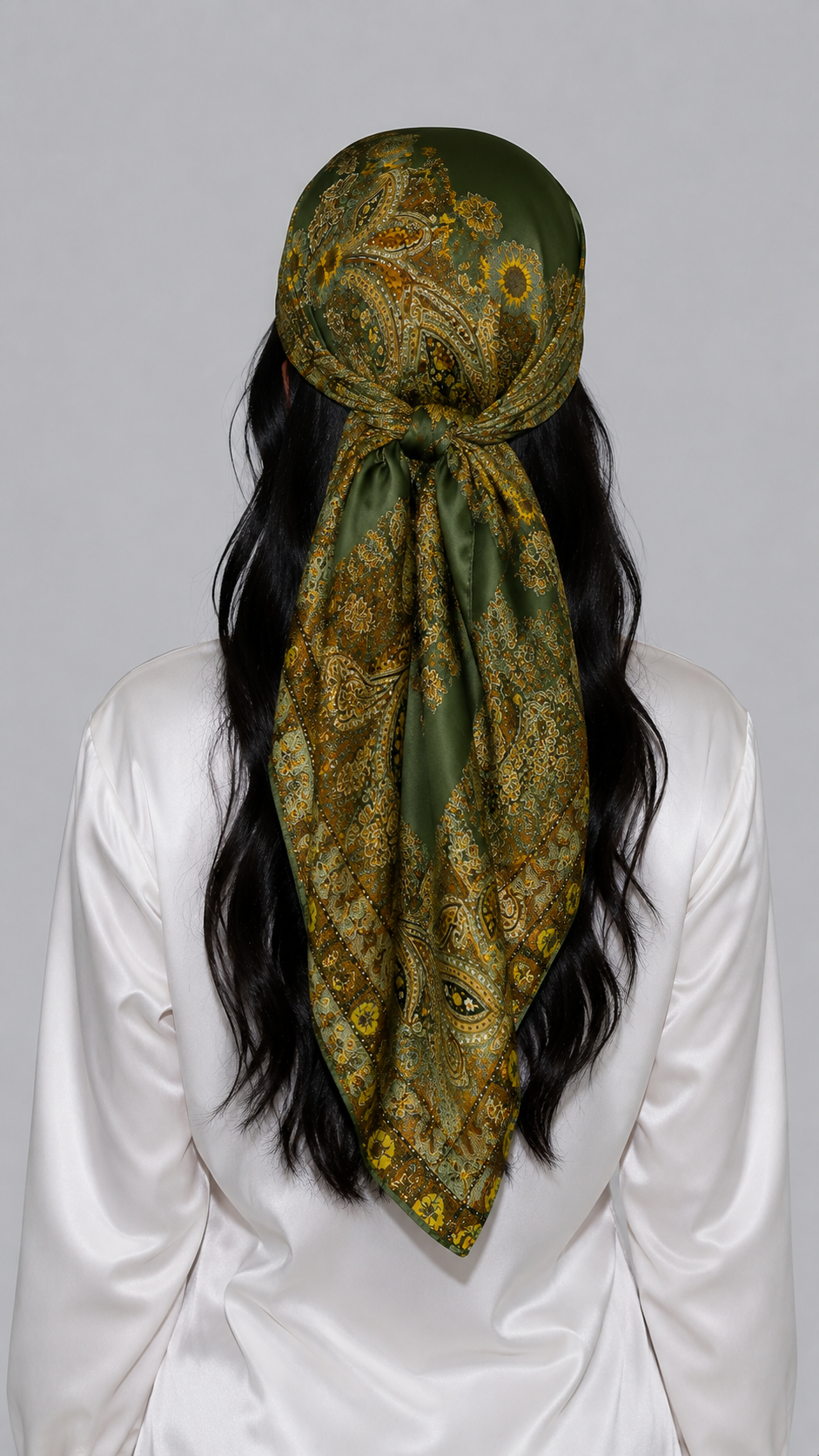 Olive Wren Paisley Scarf