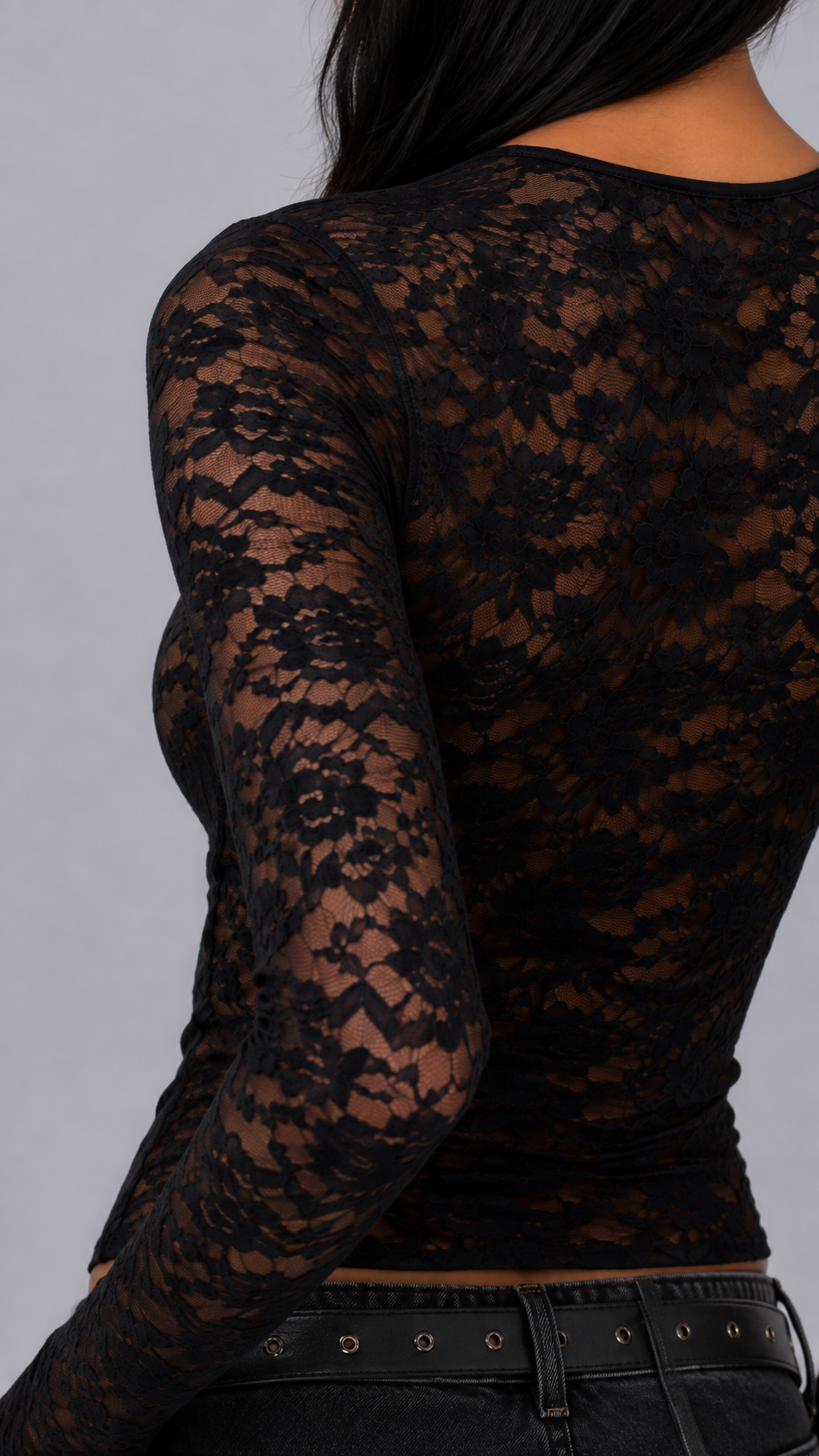 Nyx Deep-V Lace Top