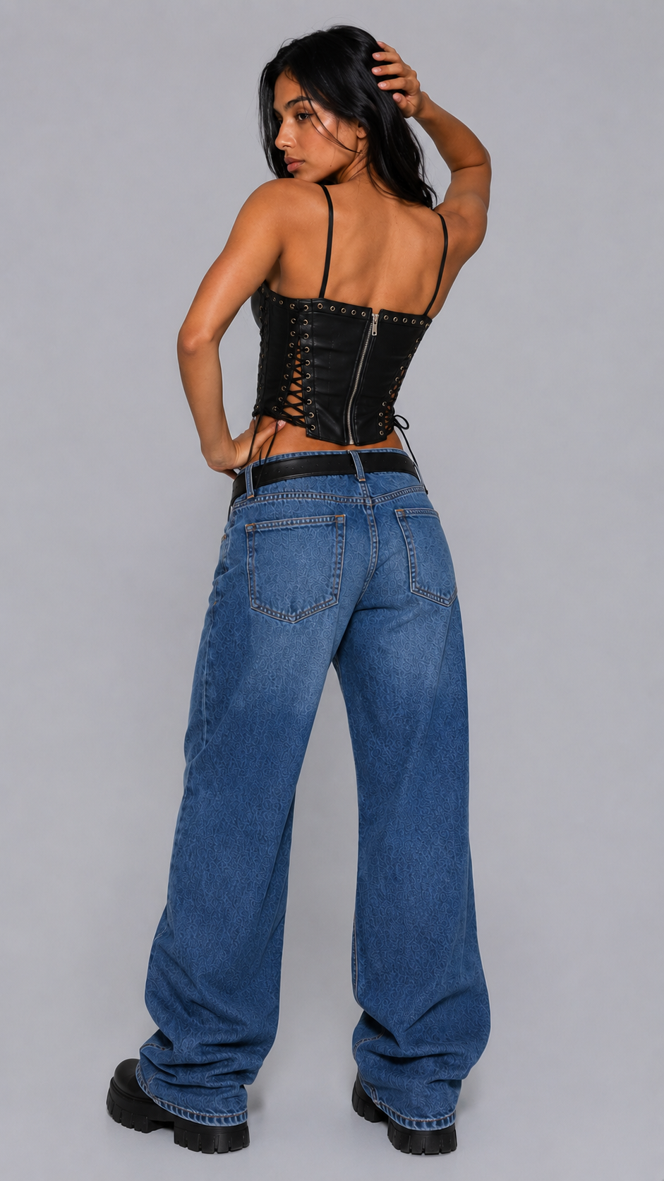 Vixen Lace-Up Corset Top