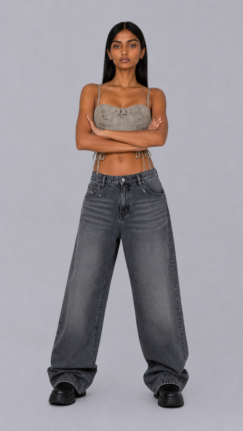 Dune Suede Corset Top
