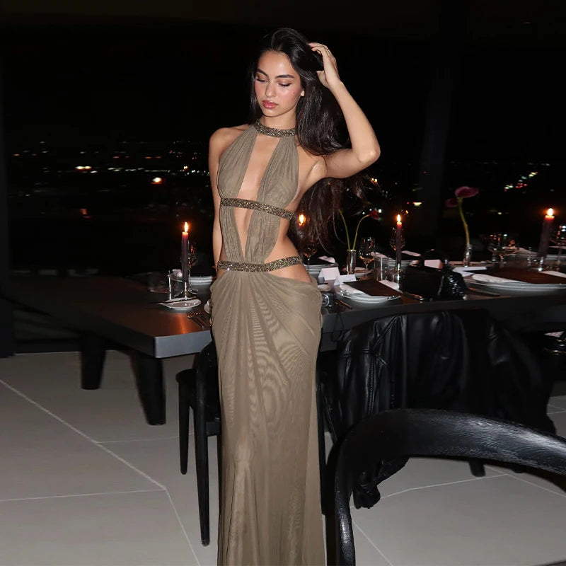 2026 NEW Elegant Sexy Dress Backless Spicy Girl Women's Dresses Hot Slim-fit Modest Date Stylish Female New Trendy Party Outfit