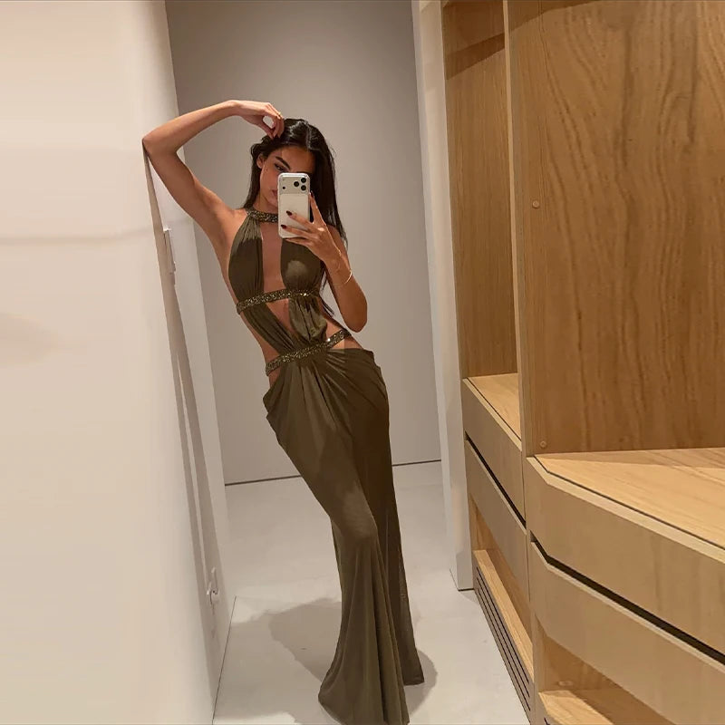 2026 NEW Elegant Sexy Dress Backless Spicy Girl Women's Dresses Hot Slim-fit Modest Date Stylish Female New Trendy Party Outfit