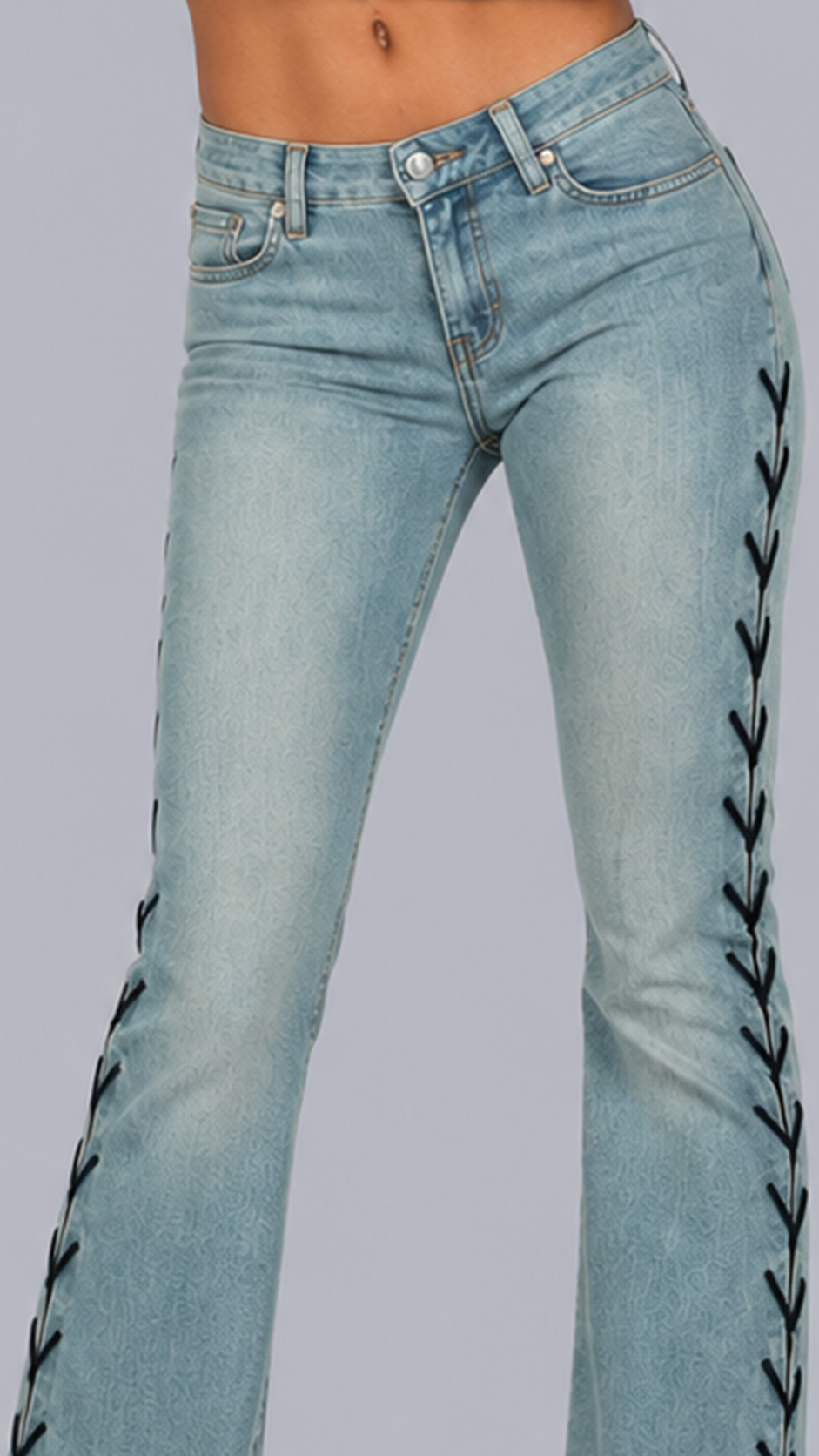 Quinn Laced Skinny Jeans