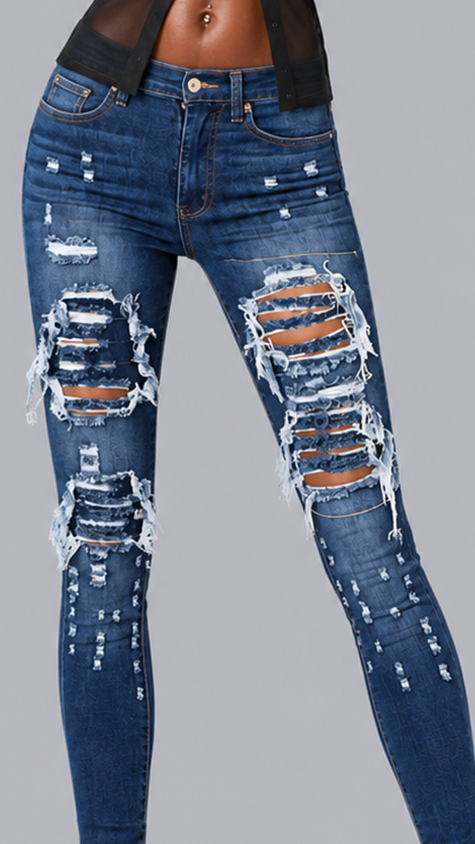 Nova Ripped Skinny Jeans