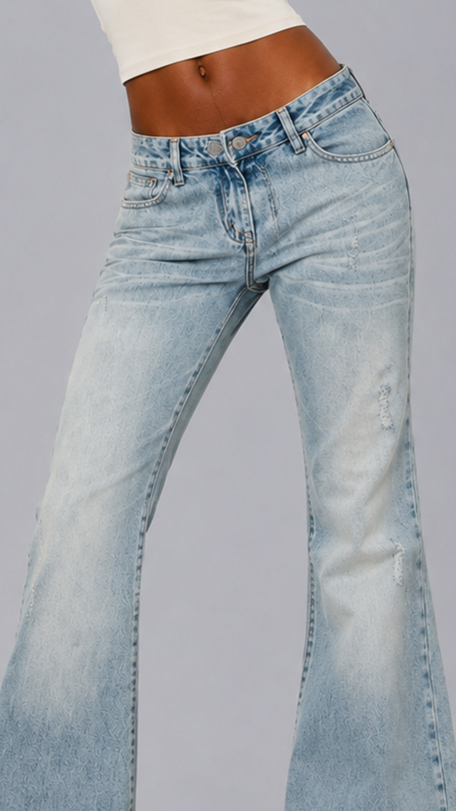 Piper Faded Bootcut Jeans