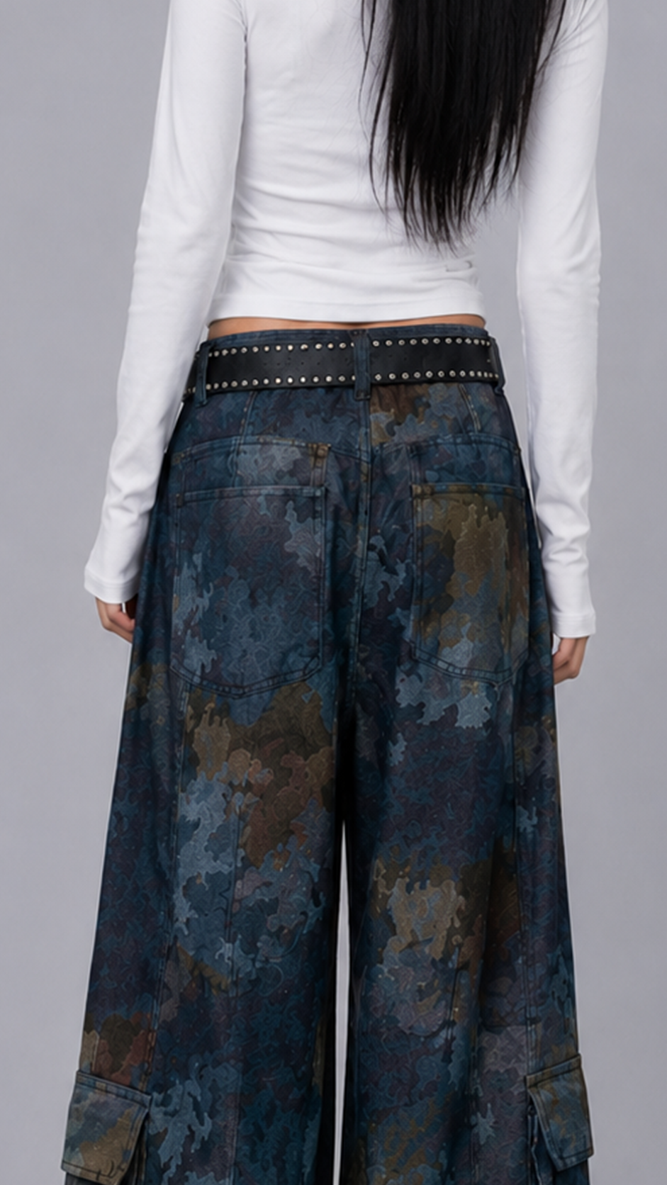 Sasha Tactical Baggy Jeans
