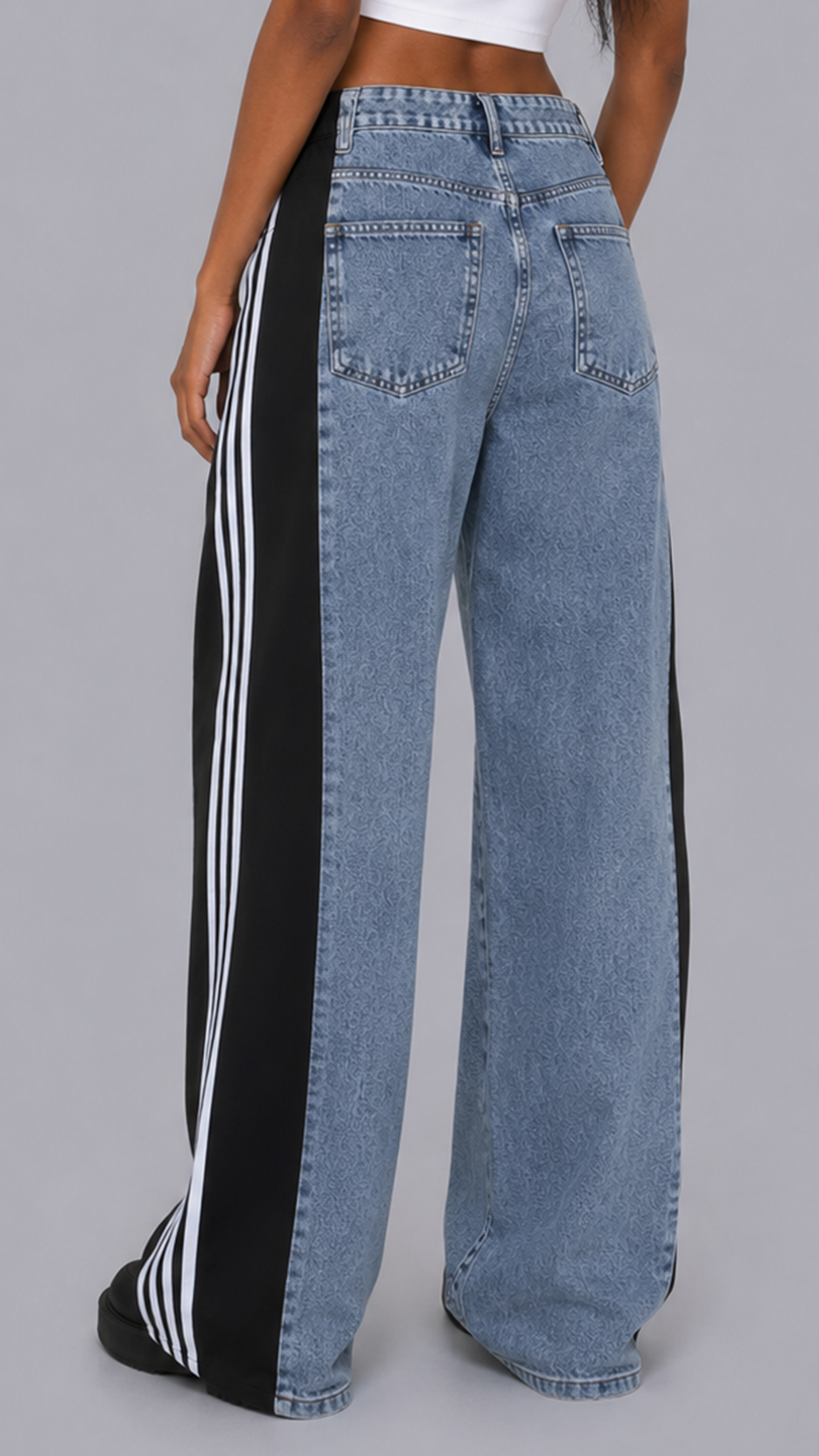 Harlow Track Baggy Jeans